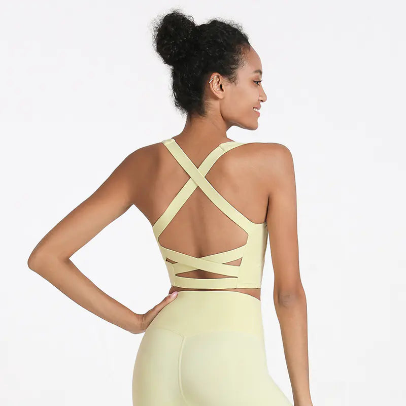 Cross Back Horizon Yoga Suit