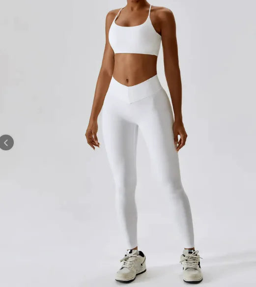 Back Striped Flex Yoga Suit
